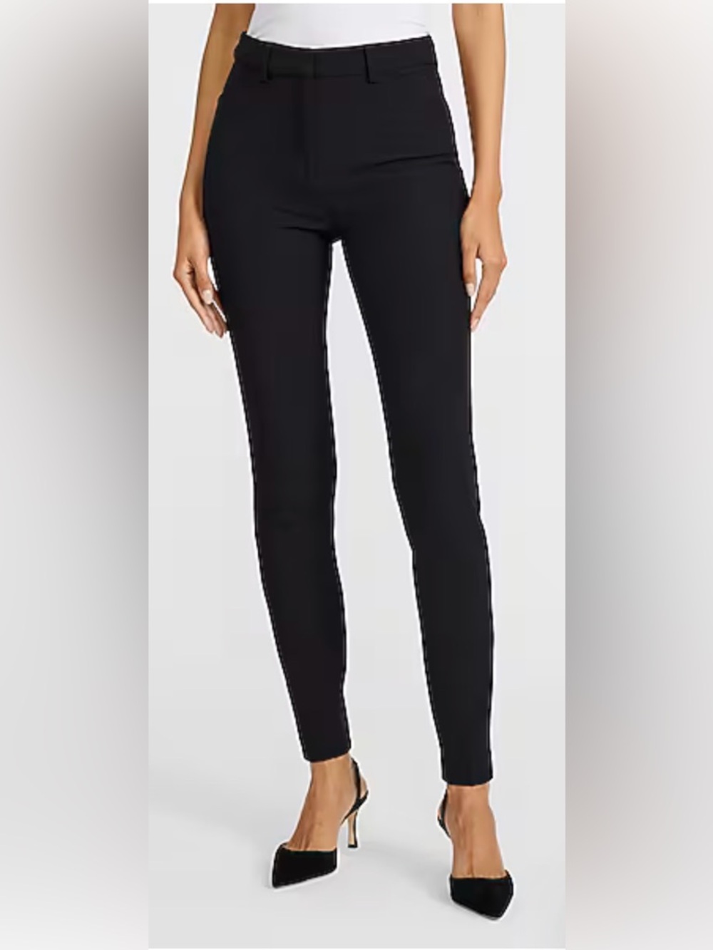 Express Black Ankle-Length Slim Pants